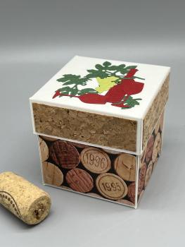 Exlposionsbox Weinhof Geschenk Gutschein Box Korken